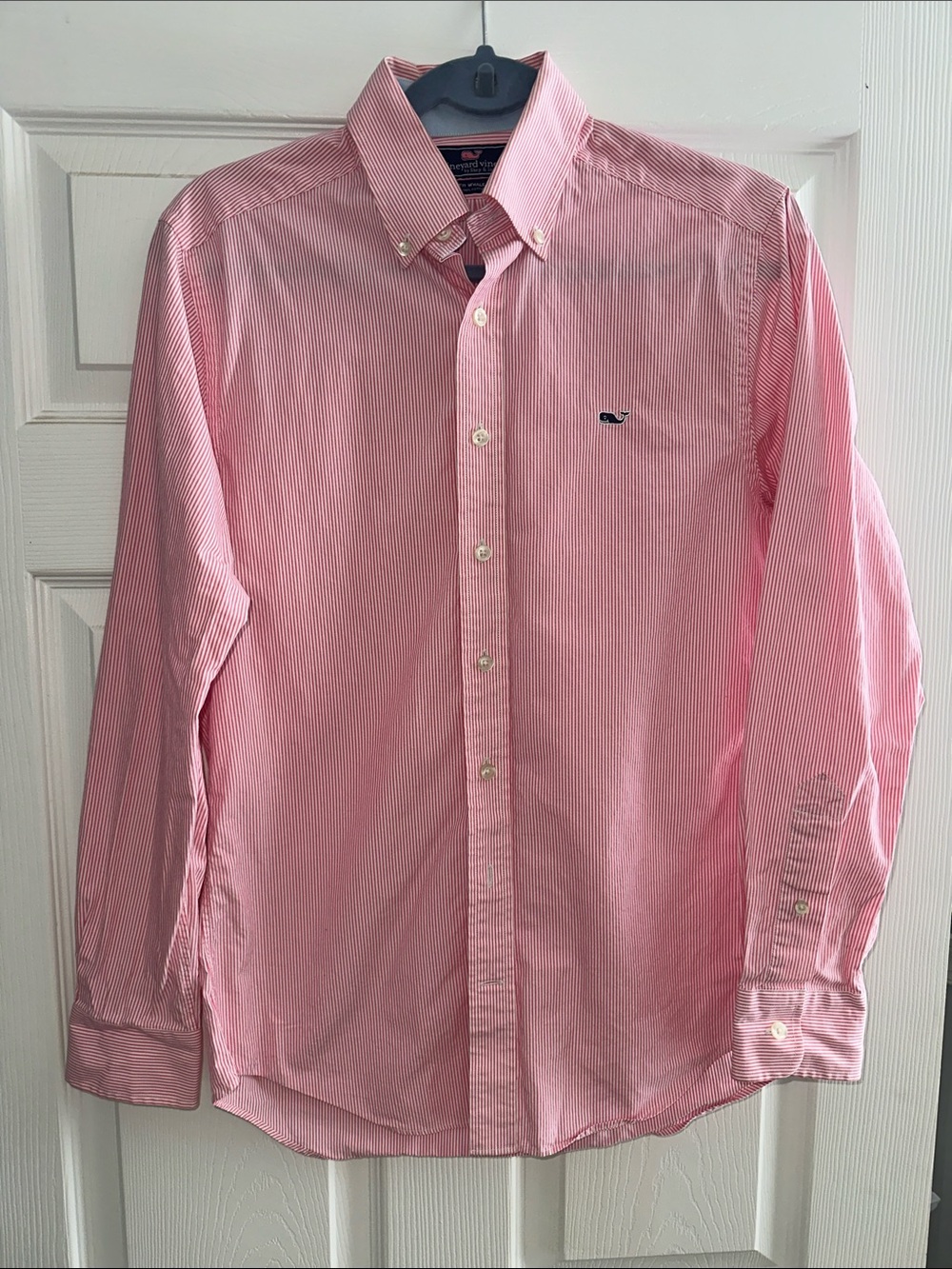 Vineyard Vines Pink Micro-Striped Button-Down Shirt